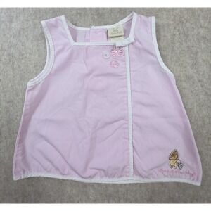 Disney‎ Classic Pooh Baby Shirt Vintage 24M Pink